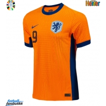 Nederland Wout Weghorst #9 Hjemmedrakt EM 2024 Kortermet